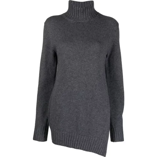 Casual Grey Wool Sweater , female, Sizes: XS, 2XS, M, S - Jil Sander - Modalova