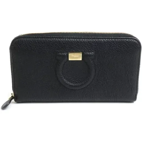 Pre-owned Leather wallets , female, Sizes: ONE SIZE - Salvatore Ferragamo Pre-owned - Modalova