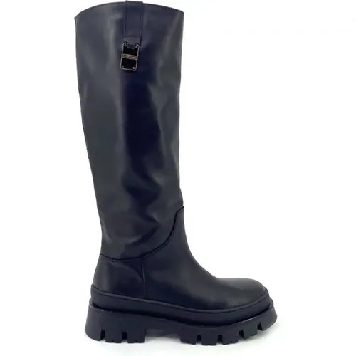 Leather Boots , female, Sizes: 3 UK, 8 UK, 4 UK, 5 UK, 7 UK - Borbonese - Modalova