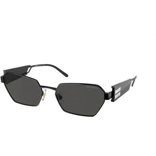 Contemporary Geometric Sunglasses , female, Sizes: 58 MM - Miu Miu - Modalova