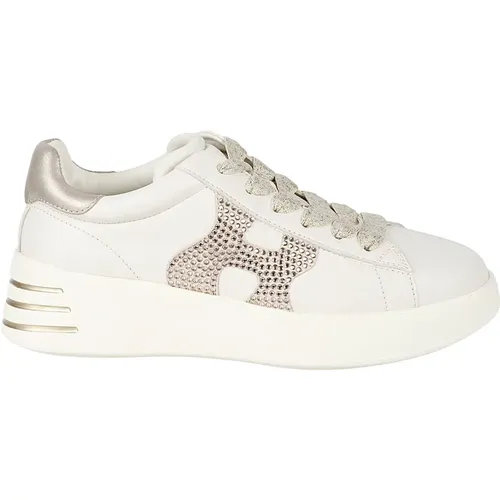 Stylische Rebel Sneakers,Sneakers mit Strass-Logo - Hogan - Modalova