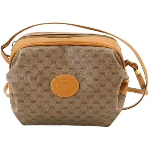 Pre-owned Canvas gucci-bags , female, Sizes: ONE SIZE - Gucci Vintage - Modalova