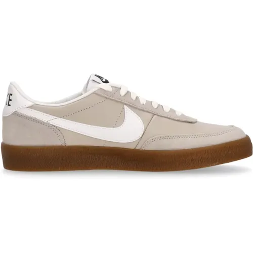 Leather Low Tennis Shoe Cream Black , male, Sizes: 10 1/2 UK, 11 UK, 7 UK, 10 UK, 9 UK, 12 UK, 8 1/2 UK, 8 UK, 6 UK - Nike - Modalova