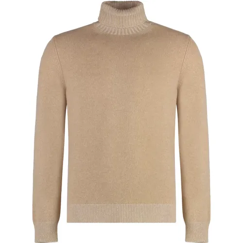 Luxuriöser Cashmere Rollkragenpullover , Herren, Größe: M - Malo - Modalova