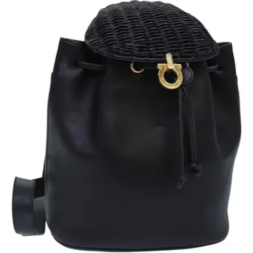 Pre-owned Leather backpacks , female, Sizes: ONE SIZE - Salvatore Ferragamo Pre-owned - Modalova