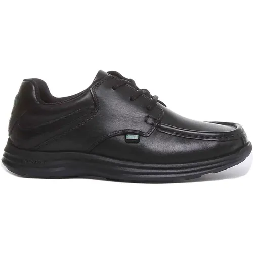 Leather Lace-Up Shoes , male, Sizes: 3 UK, 5 UK, 4 UK, 6 UK - Kickers - Modalova