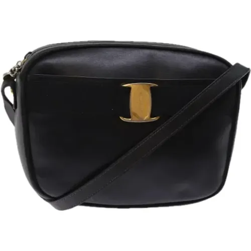 Pre-owned Leather shoulder-bags , female, Sizes: ONE SIZE - Salvatore Ferragamo Pre-owned - Modalova