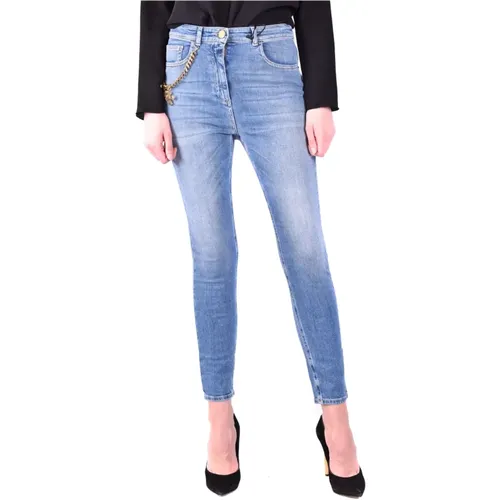 Skinny Jeans , female, Sizes: W30 - Elisabetta Franchi - Modalova