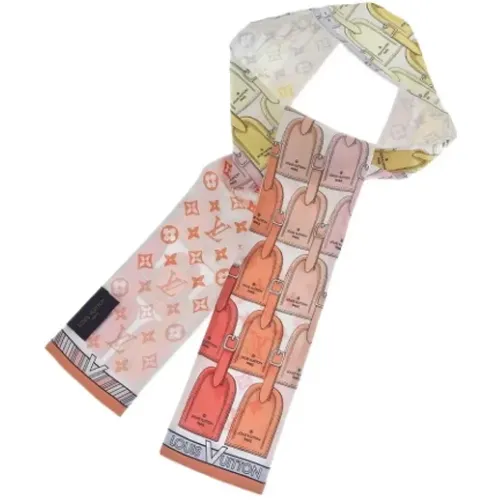 Pre-owned Silk scarves , female, Sizes: ONE SIZE - Louis Vuitton Vintage - Modalova