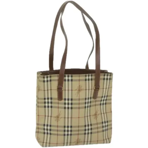 Pre-owned Leder Schultertasche , Damen, Größe: ONE Size - Burberry Vintage - Modalova