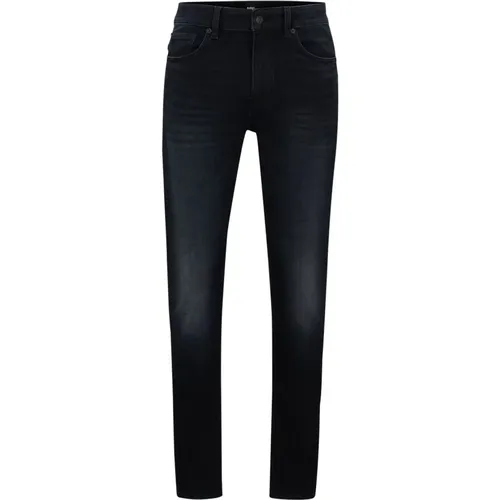 Delano Dark Soft Denim Jeans , male, Sizes: W36 - Hugo Boss - Modalova