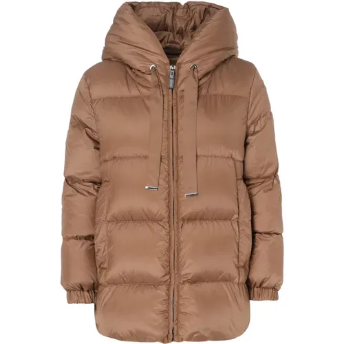 Gepolsterte Seia Karamell Jacke , Damen, Größe: M - Max Mara - Modalova