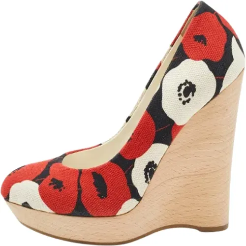Pre-owned Canvas heels - Yves Saint Laurent Vintage - Modalova