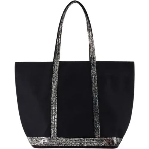 Cotton Shopper Bag with Sequins , female, Sizes: ONE SIZE - Vanessa Bruno - Modalova