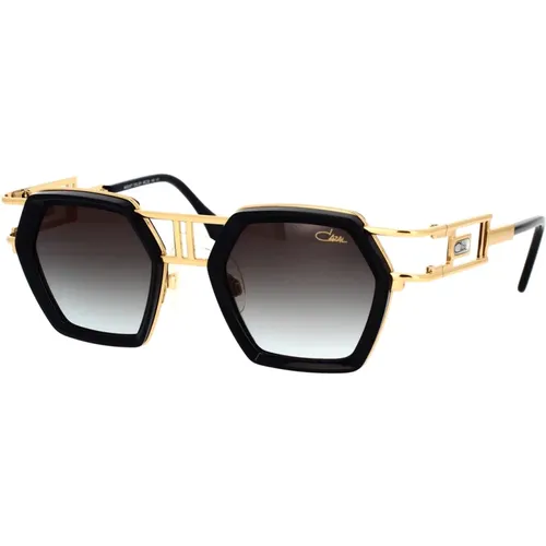 Hexagonal Sunglasses with Unique Vintage Style , unisex, Sizes: 46 MM - Cazal - Modalova