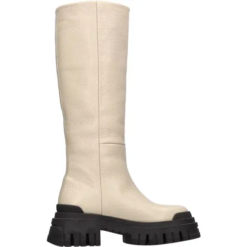 Stiefel Creme , Damen, Größe: 36 EU - Lemaré - Modalova