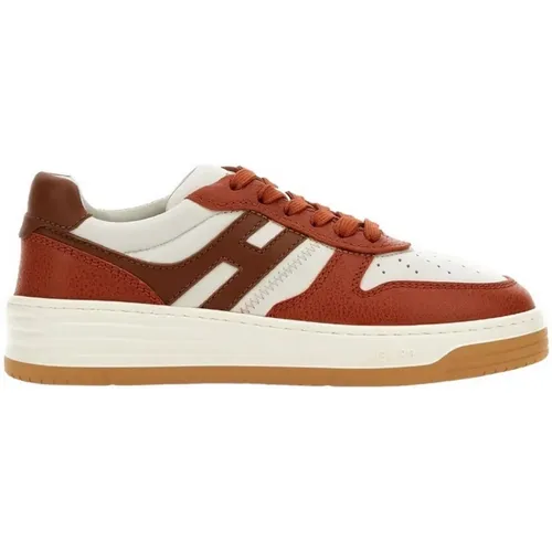 Leather Retro Sneakers H630 , female, Sizes: 2 UK - Hogan - Modalova