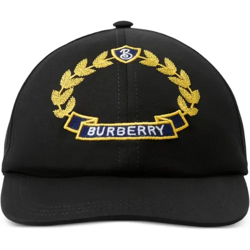 Eichenblatt Crest Logo Baseball Cap - Burberry - Modalova