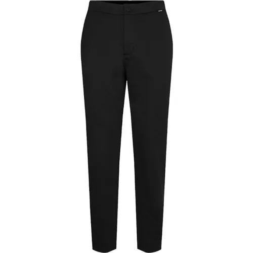 Polyester Fuselee Pants , male, Sizes: S - Calvin Klein - Modalova