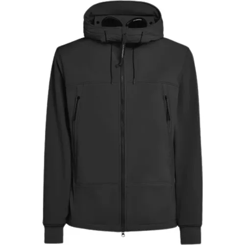 Schwarze Regular Fit Jacke , Herren, Größe: 2XL - C.P. Company - Modalova