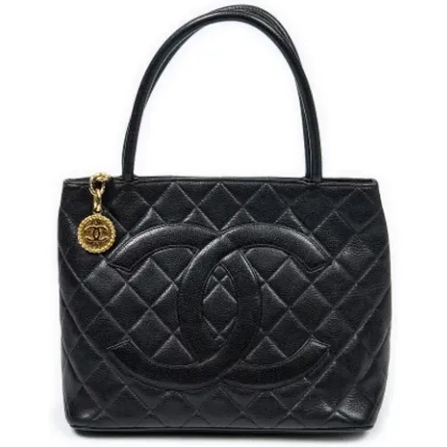 Pre-owned Leather totes , female, Sizes: ONE SIZE - Chanel Vintage - Modalova