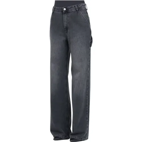 Schwarze Cargo Jeans Straight Fit - Only - Modalova