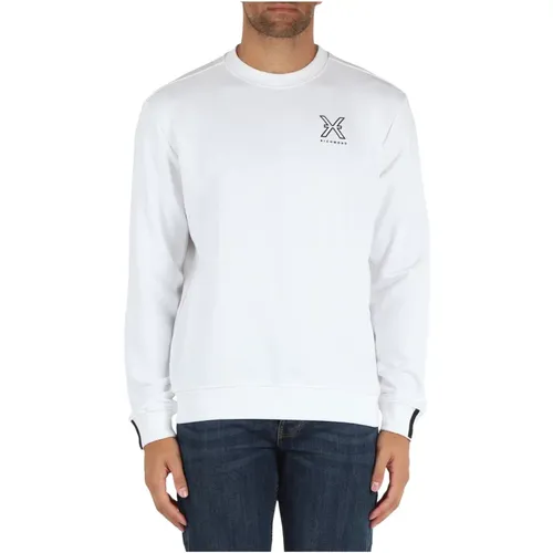 Garzato Baumwoll-Sweatshirt Langarm , Herren, Größe: XL - Richmond - Modalova