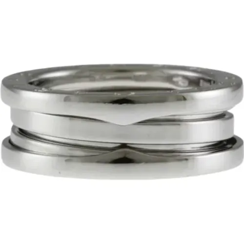 Pre-owned White Gold rings , female, Sizes: ONE SIZE - Bvlgari Vintage - Modalova