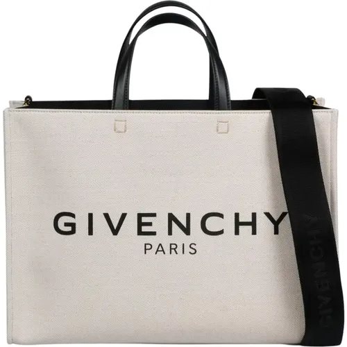 Bags,Logo Print Canvas Tote Tasche,Tote Bags - Givenchy - Modalova