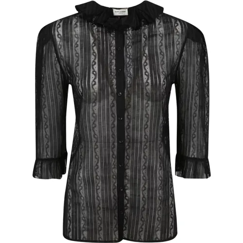 Upgrade Your Wardrobe with this Stylish Blouse , female, Sizes: XL - Saint Laurent - Modalova