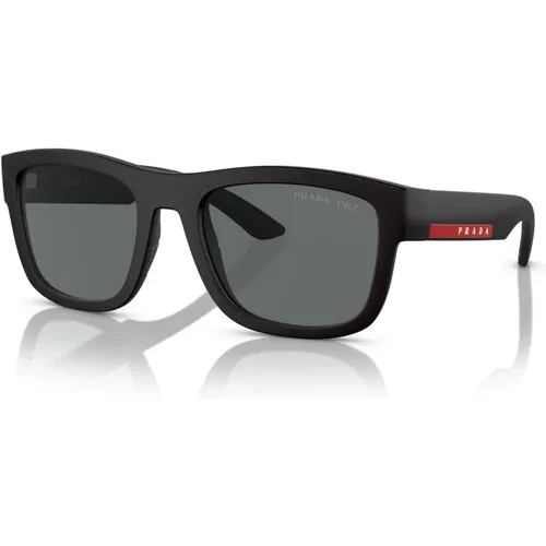 Sunglasses PS 01ZS,Linea Rossa Sunglasses /Dark Grey - Prada - Modalova