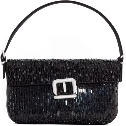 Sequin Habibi Bag , female, Sizes: ONE SIZE - Gedebe - Modalova