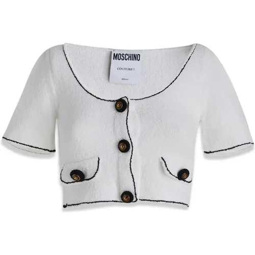 Luxuriöser Strickcardigan , Damen, Größe: 2XS - Moschino - Modalova