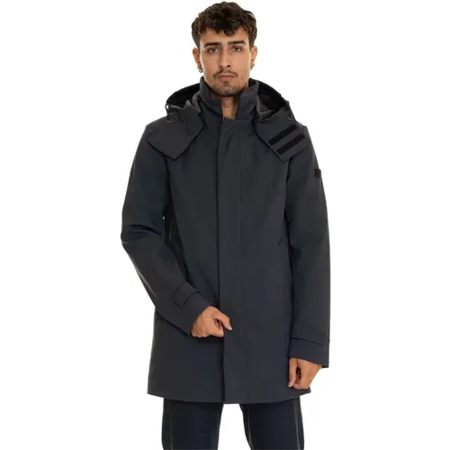 Jacke mit abnehmbarer Kapuze und Primaloft-Stoff , Herren, Größe: M - Peuterey - Modalova