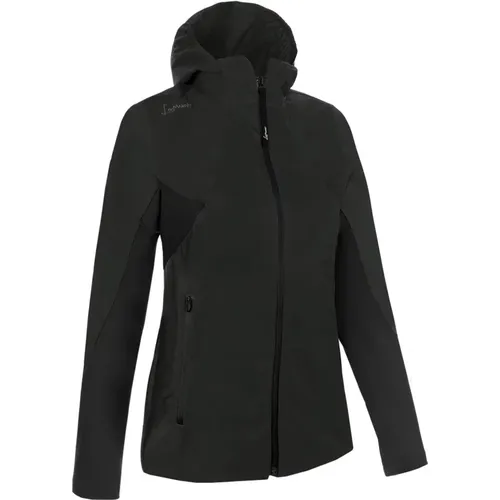 Schwarze Windjacke für Frauen - LaMunt - Modalova