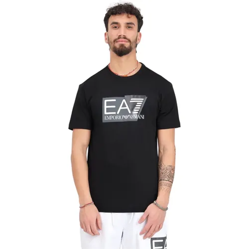 T-Shirts , Herren, Größe: 2XL - Emporio Armani EA7 - Modalova