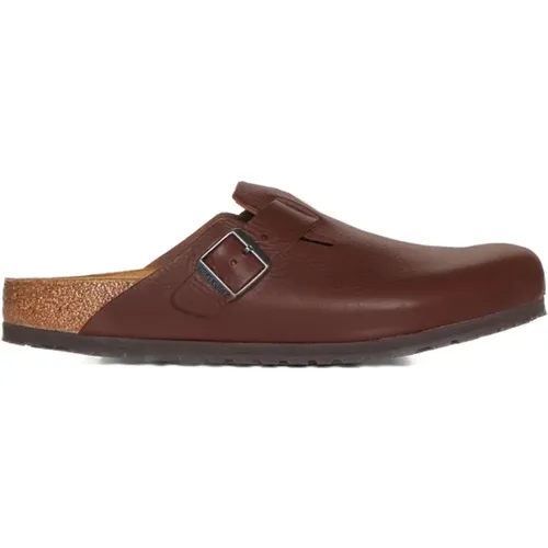 Boston Natural Leather Sandals , male, Sizes: 12 UK, 6 UK, 7 UK, 10 UK, 9 UK, 8 UK - Birkenstock - Modalova