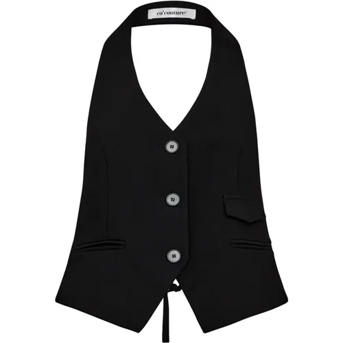 Halter Vest Blazer Stylish Model , female, Sizes: L, M, S, XL - Co'Couture - Modalova