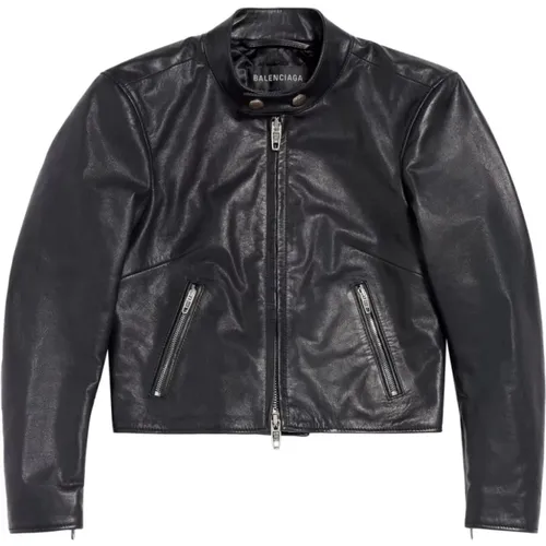 Racer jacket , female, Sizes: M - Balenciaga - Modalova