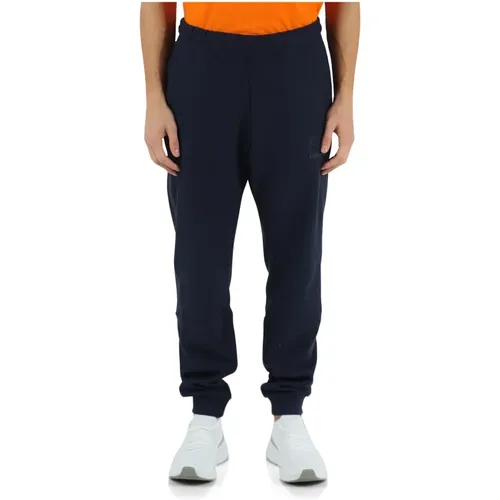 Baumwoll-Sweatpants mit Logo-Print , Herren, Größe: M - Emporio Armani EA7 - Modalova