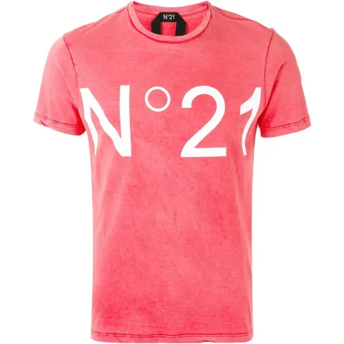 N21 , TEE ,Pink male, Sizes: XS - N21 - Modalova