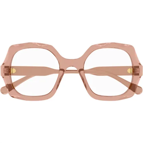 Braun/Havanna Optische Brille , Damen, Größe: 51 MM - Chloé - Modalova
