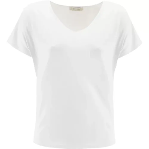 T-shirt , female, Sizes: L, M - Le Tricot Perugia - Modalova