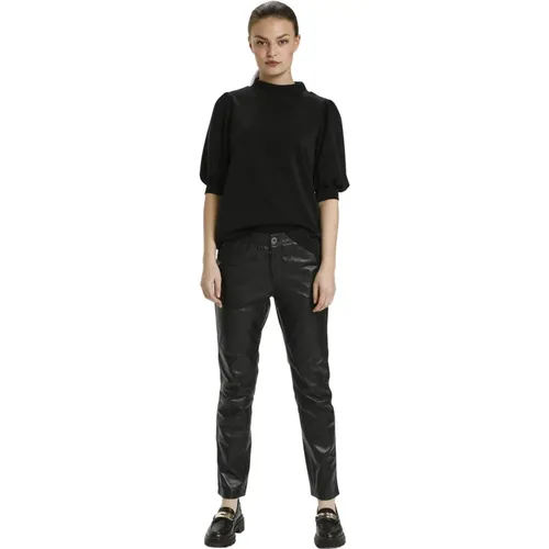 Leather Trousers , female, Sizes: M, S, XS, L, XL - My Essential Wardrobe - Modalova