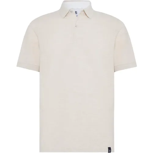 Polo Shirts,Regular Fit Baumwoll-Piqué Polo Shirt,Regular Fit Baumwoll-Piqué-Poloshirt - Boggi Milano - Modalova