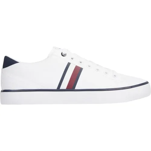 Stripes Mesh Leisure Sneakers , male, Sizes: 10 UK, 11 UK, 12 UK, 9 UK, 8 UK - Tommy Hilfiger - Modalova