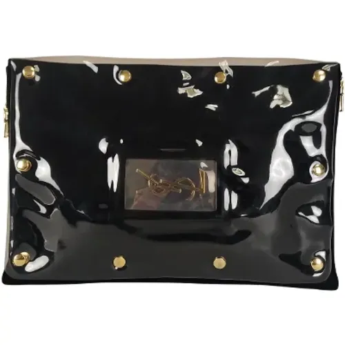 Pre-owned Suede clutches , female, Sizes: ONE SIZE - Yves Saint Laurent Vintage - Modalova