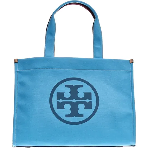 Azzurra Fabric Tote , female, Sizes: ONE SIZE - TORY BURCH - Modalova