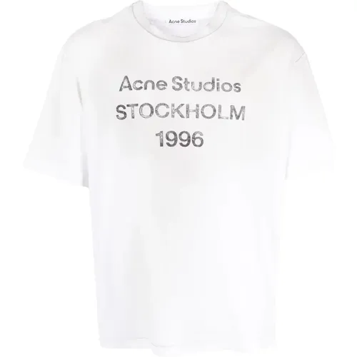 T-Shirts , Herren, Größe: M - Acne Studios - Modalova
