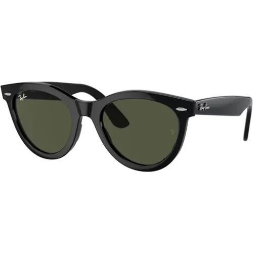 Frame Green Lens Sunglasses , unisex, Sizes: 51 MM, 54 MM - Ray-Ban - Modalova